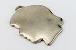 23mm Silver Girl's Profile Charm (2 Pcs) #CHB048-General Bead