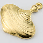 17mm Gold Spinning Top Charm #CHB057