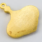 17mm Gold Spinning Top Charm #CHB057