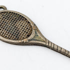 23mm Antique Silver Tennis Racket Charm #CHB075-General Bead