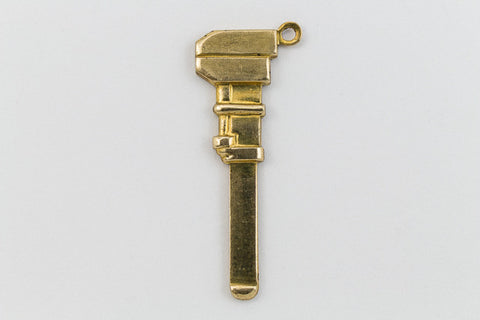 24mm Gold Pipe Wrench Charm #CHB095-General Bead