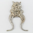 30mm Silver Monster Face #CHB100-General Bead