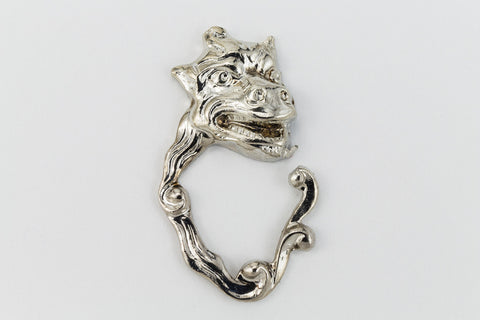20mm Silver Monster Face Charm #CHB101-General Bead
