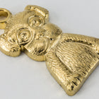 15mm Gold Puppy Charm #CHB127-General Bead