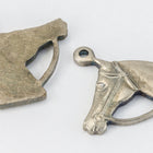 14mm Antique Silver Horse Head Charm (2 Pcs) #CHB138-General Bead