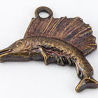 12mm Antique Brass Sailfish Charm (2 Pcs) #CHB165-General Bead