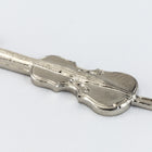 27mm Silver Violin Charm #CHB167-General Bead