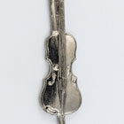 27mm Silver Violin Charm #CHB167-General Bead