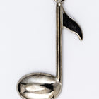 27mm Silver Eighth Note Charm #CHB171