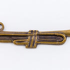 27mm Antique Brass Trumpet Charm #CHB174-General Bead