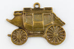 23mm Antique Brass Stagecoach Charm #CHB177-General Bead