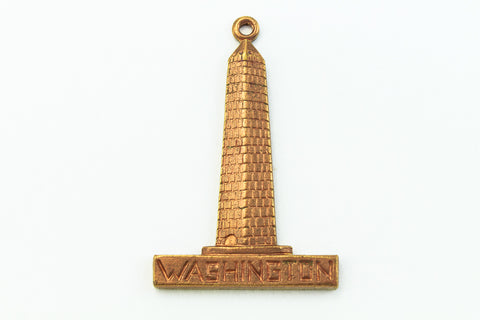 25mm Copper Washington Monument Charm #CHB185-General Bead