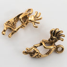 20mm Antique Gold Kokopelli Charm #CHB197