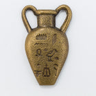 15mm Antique Brass Egyptian Urn Charm #CHC013-General Bead
