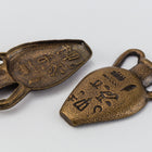 15mm Antique Brass Egyptian Urn Charm #CHC013-General Bead