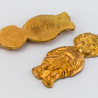 23mm Raw Brass Child Wearing Dhoti Charm #CHC040-General Bead