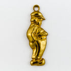 21mm Raw Brass Dutch Boy Charm #CHC042-General Bead