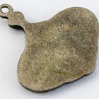 17mm Antique Silver Spinning Top Charm #CHC057