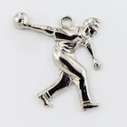 20mm Silver Bowling Charm #CHC091-General Bead