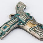 20mm Antique Silver Pistol in Holster Charm #CHC093-General Bead