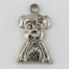 15mm Silver Puppy Charm #CHC127-General Bead