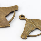 14mm Antique Brass Horse Head Charm (2 Pcs) #CHC138-General Bead