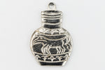 16mm Silver Decorative Jar Charm (2 Pcs) #CHC232-General Bead