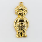 23mm Gold Child Wearing Dhoti Charm #CHD040-General Bead