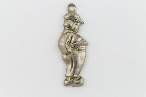 21mm Antique Silver Dutch Boy Charm #CHD042-General Bead