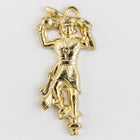 23mm Gold Native American Dancer Charm #CHD198-General Bead