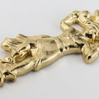 23mm Gold Native American Dancer Charm #CHD198-General Bead