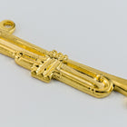 27mm Gold Trumpet Charm #CHE174-General Bead