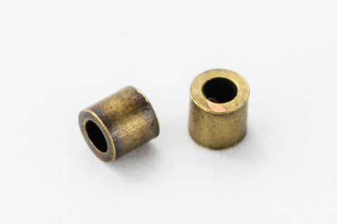 2mm Antique Brass TierraCast Crimp Bead #CK783-General Bead