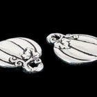 18mm Antique Silver TierraCast Pewter Pumpkin Charm 94-2560-12