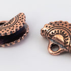 15mm Antique Copper TierraCast Crescent Crimp End (20 Pcs) #CK857