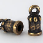 2mm Antique Brass TierraCast Palace Cord End (20 Pcs) #CK862