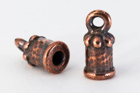 2mm Antique Copper TierraCast Palace Cord End (20 Pcs) #CK862