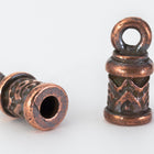 2mm Antique Copper TierraCast Temple Cord End (20 Pcs) #CK867