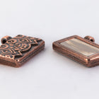 17mm Antique Copper TierraCast Temple Stitch-in Magnetic Clasp #CK870