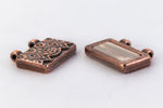 17mm Antique Copper TierraCast Temple Stitch-in Magnetic Clasp #CK870