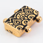 17mm Antique Gold TierraCast Temple Stitch-in Magnetic Clasp #CK870