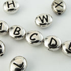 6mm x 5mm Antique Silver Tierracast Pewter Letter "F" Bead #CKF237-General Bead