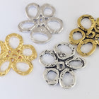 25mm Antique Silver Tierracast Intermix Five Rings Link (10 Pcs) #CK454-General Bead