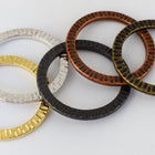 1 1/4" Antique Copper TierraCast Pewter Radiant Ring (10 Pcs) #CK480-General Bead