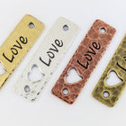 41mm Antique Copper Tierracast Pewter Love Link (10 Pcs) #CK497-General Bead