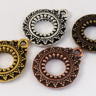 17mm Antique Brass Tierracast Pewter Bali Toggle Clasp #CK532-General Bead