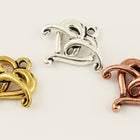 17mm Antique Gold Tierracast Pewter Jubilee Toggle Clasp #CK536-General Bead