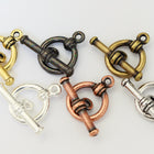 12mm Antique Copper TierraCast Pewter Toggle Clasp #CK047-General Bead