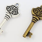 36mm Antique Brass Tierracast Victorian Key Drop #CK600-General Bead