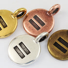 17mm Antique Gold Tierracast Equality Charm #CK619-General Bead